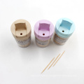 China manufacturer bamboo wooden toothpick with custom packaging